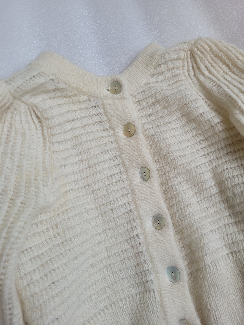 Wilfred Alessia Alpaca Blend Cardigan Birch Cream XS - Picture 6 of 15